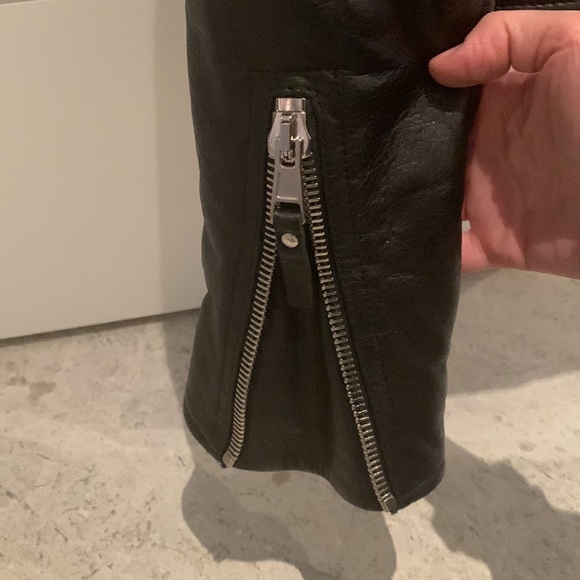 Balenciaga leather biker Moto jacket size 38 - Picture 7 of 8